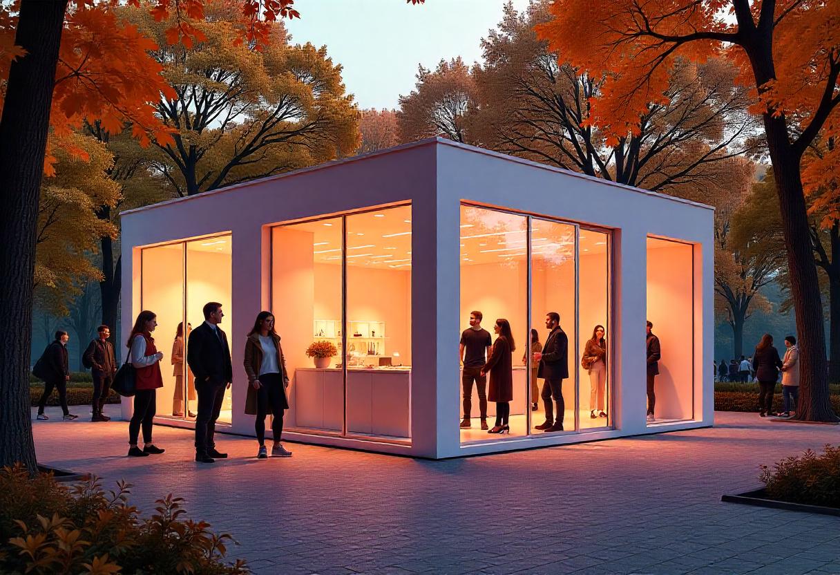 O Uso De Construção Modular Em Espaços Comerciais Temporários